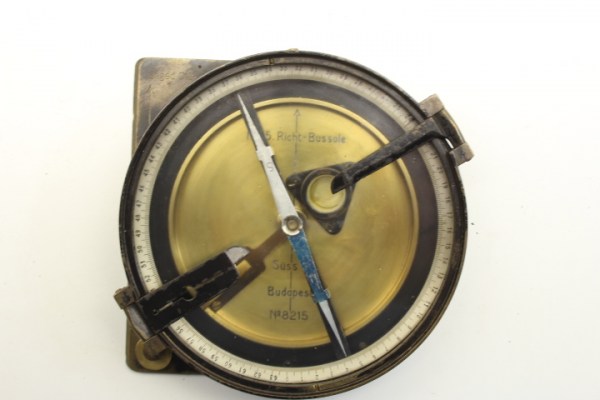 M15 Artillerie Kompass, Richt-Bussole Kompass um 1915 Hersteller Süß