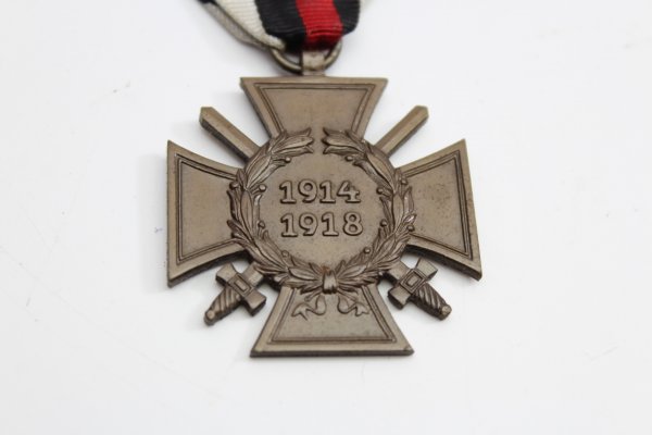 Verwundetenabzeichen VWA Schwarz u. Kriegsverdienstkreuz KVK