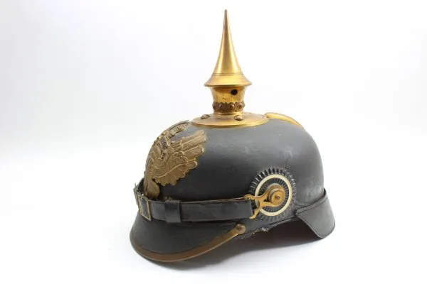 Pickelhaube für Mannschaften im 1. Hannoverschen Infanterie-Regiment Nr. 77  