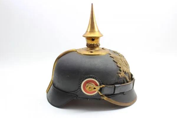 Pickelhaube für Mannschaften im 1. Hannoverschen Infanterie-Regiment Nr. 77  