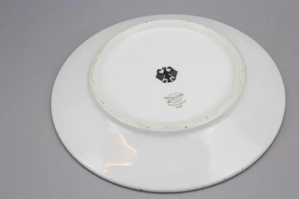 Early porcelain plate Reichswehr FELDA RHÖN Stadtlengsfeld 1936