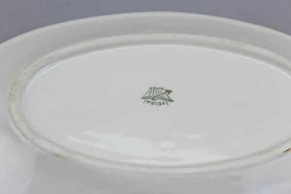 3 pieces of canteen tableware, meat platter / serving platter Fedal Röhn ca 1940 Different sizes, 3 serving plates