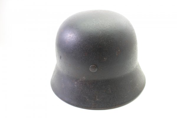 Wehrmacht Stahlhelm M40 dunkelblau Rauhtarn Hersteller SE - hkp66 Sächsische Emailier- und Stanzwerke A.G