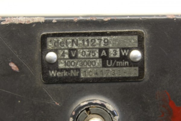 ww2 DETONATOR, Stromerzeuger, m. Kurbel und 2 Lampen, Generator det N 11279 von 1942