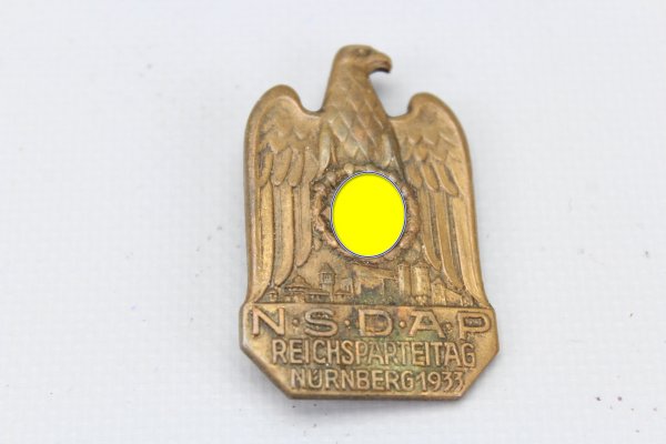 1933 NSDAP Reichsparteitag Nürnberg Abzeichen