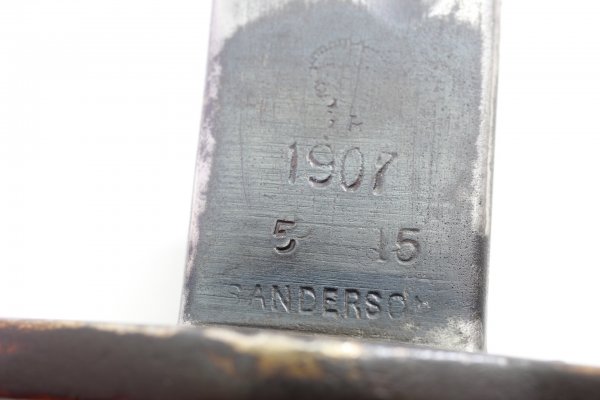 WW1 Britische Sanderson Bajonett 1907 Muster SMLE Bajonett und Scheide