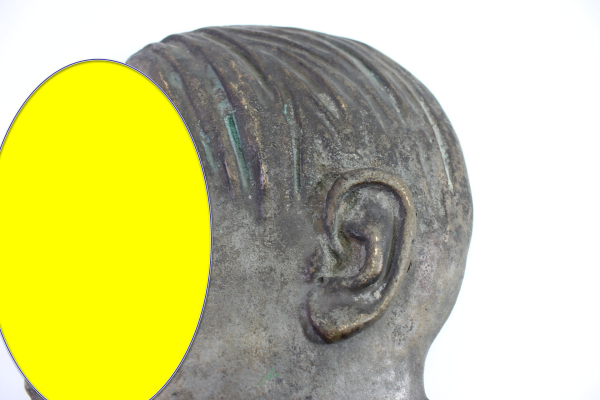 Wall Relief of Adolf Hitler – NSDAP Leader Portrait in Cast Brass