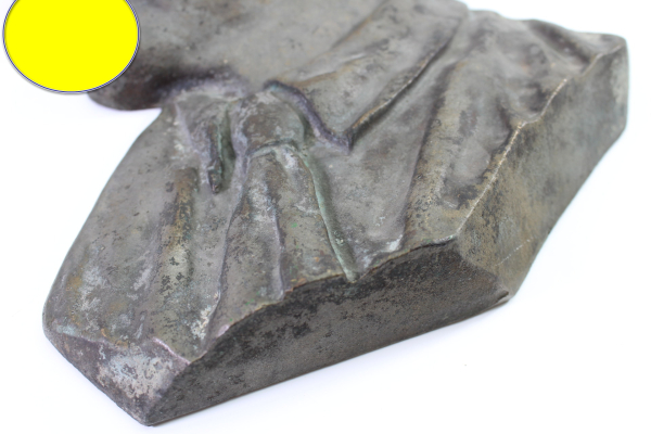 Wall Relief of Adolf Hitler – NSDAP Leader Portrait in Cast Brass