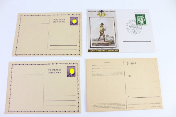 Postcard set of 27 Stamp Day postcards