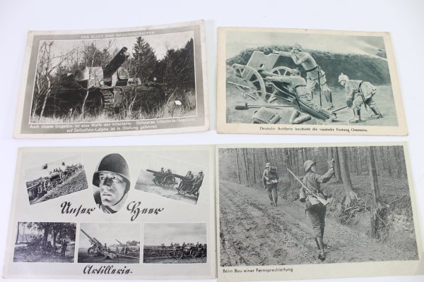 WWII collection of 13 postcards, e.g., NSDAP Day in the General Government 1941