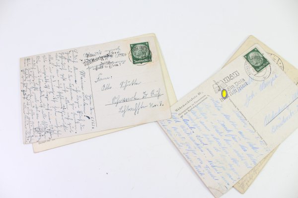 WWII collection of 13 postcards, e.g., NSDAP Day in the General Government 1941