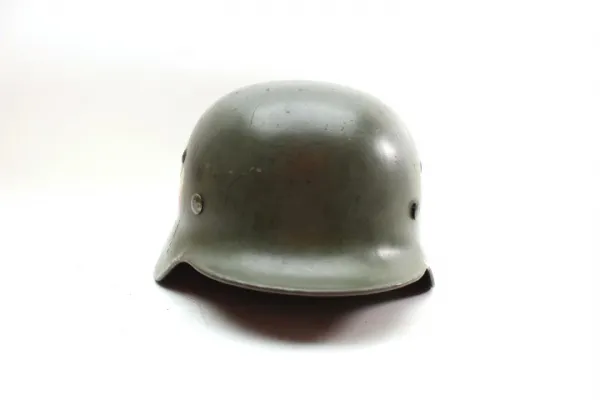 Ww2 German Wehrmacht Helm, Stahlhelm M 35, Zustand 1-, Trägername: Stüve, I.R 65