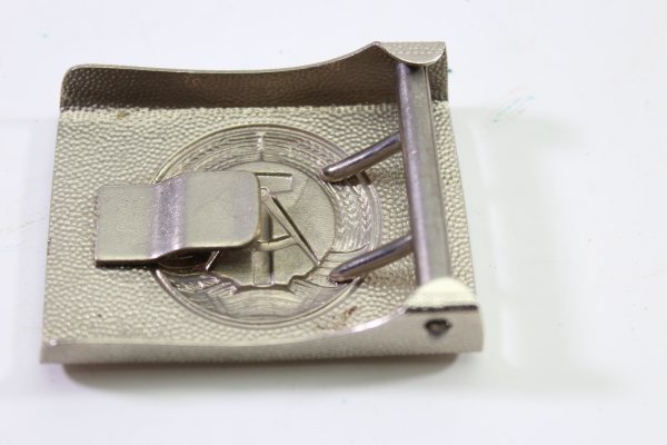 DDR - Nationale Volksarmee Koppelschloss Eisen vernickelt