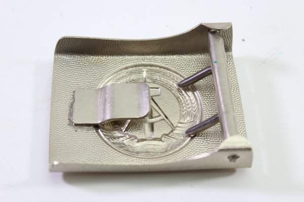 DDR - Nationale Volksarmee Koppelschloss Eisen vernickelt