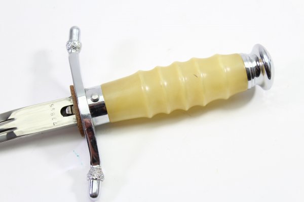 NVA Offiziersdolch der Landstreitkräfte, NVA DDR Dolch LA / LU mit Gehänge