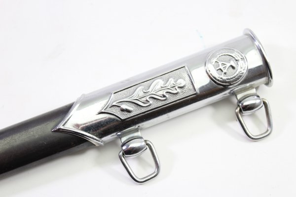 NVA Offiziersdolch der Landstreitkräfte, NVA DDR Dolch LA / LU mit Gehänge