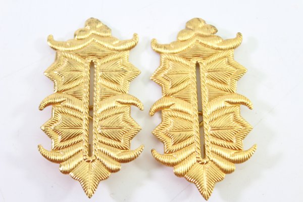 DDR NVA Ärmelpatten für Generalsuniformen u. Kragenspiegel Landstreitkräfte NVA General