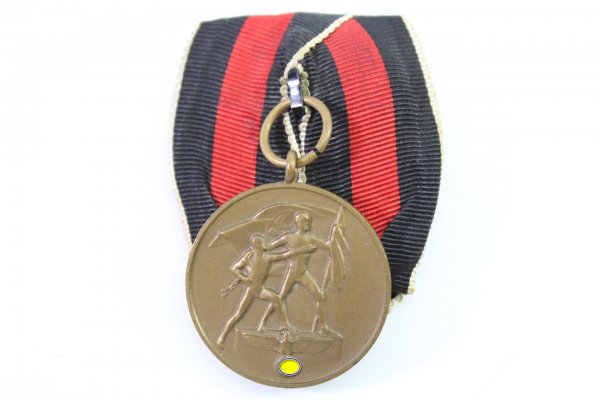 Medaille zur Erinnerung an den 1.Oktober 1938 an Einzelspange