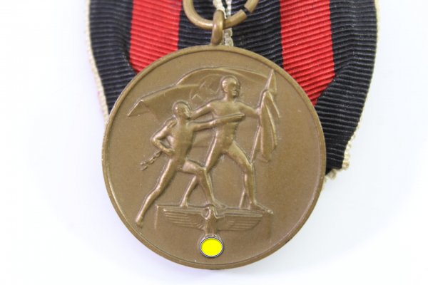 Medaille zur Erinnerung an den 1.Oktober 1938 an Einzelspange
