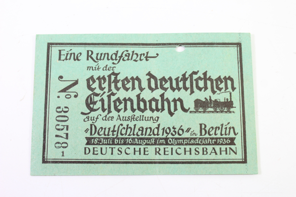 Tickets for the Third Reich tour with the first German railway