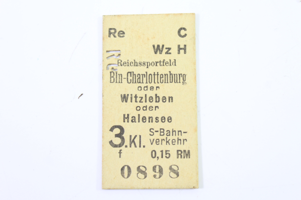 Tickets for the Third Reich tour with the first German railway