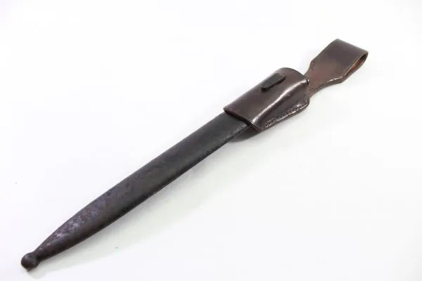 Belt loop and scabbard for the German Wehrmacht bayonet for the K98 carbine WW2