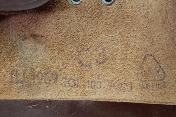 Pistolenhalfter P64 Makarow braunem Lederkoppel DDR NVA Offizier Koppel