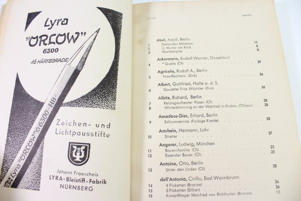 Ausstellungskatalog Große Deutsche Kunstausstellung 1942