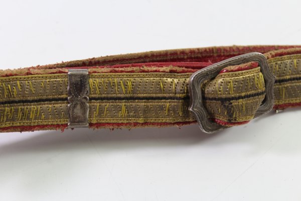 Österreich-Ungarn - Kartuschkasten für Offiziere für berittene Truppen. Gest. Hoflieferant Altenburg