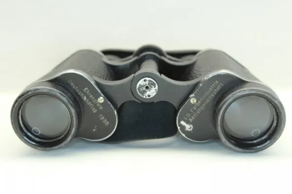 Service glass Wehrmacht honorary award Germany flight 1935 from I.G Farbenindustrie Aktiengesellschaft, Carl Zeiss binoculars