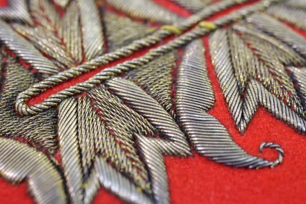 Prussian Collar Patches - Generals' Patches Hand-embroidered metal thread