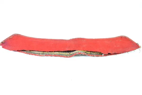 Prussian Collar Patches - Patches for Generals Hand-embroidered metal thread on red cloth,