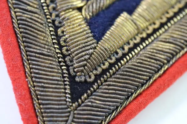 General Schöße Taschenklappen bzw  Schoßtaschenleisten  – Patten - für den Waffenrock um 1900
