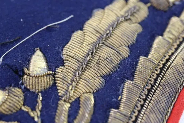 General Schöße Taschenklappen bzw  Schoßtaschenleisten  – Patten - für den Waffenrock um 1900