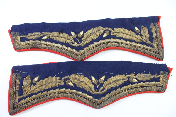 General Schöße pocket flaps or lap pocket strips – flaps – for the tunic around 1900