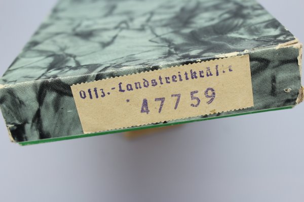 DDR NVA Dolch für Offiziere der Landstreitkräfte mit Garantie Urkunde 1977