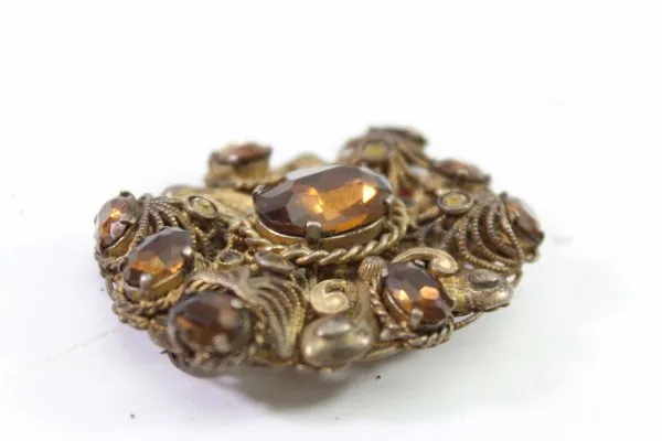 Böhmen Brosche einer Preußischen Offiziersfrau Vintage