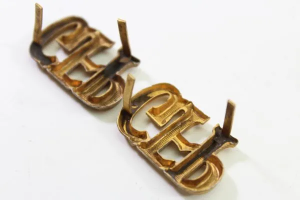 Wehrmacht Schulterstückauflage GFP Geheime Feldpolizei in Gold
