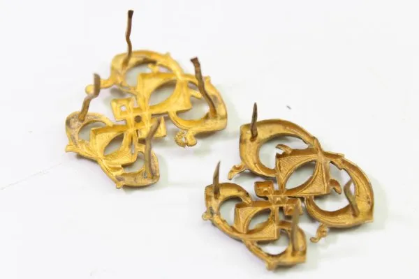 Goldfarbene Auflagen Epaulette – Schulterstück