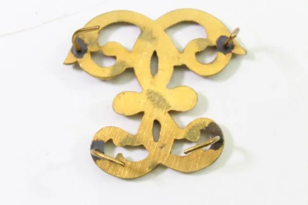 Auflage für Schulterstück Kaiserreich, goldfarben