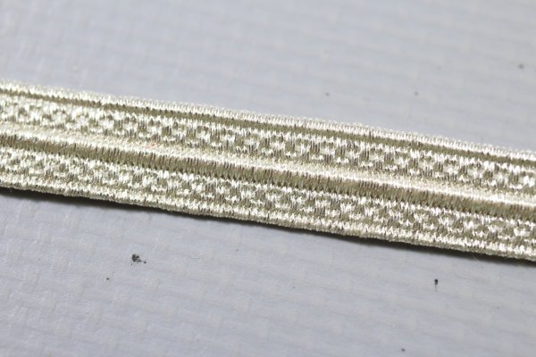 Tresse Uniform Silber Litze. Litzenbreite 7 mm