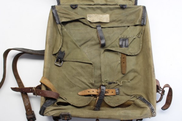 ww2 German SS - disposal troops knapsacks according to the regulation of canvas, so-called monkey