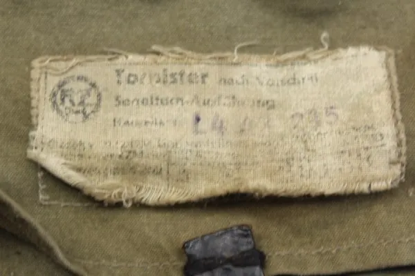 ww2 German SS - Verfügungstruppe Tornister nach Vorschrift Segeltuch-Ausführung, sog. Affe