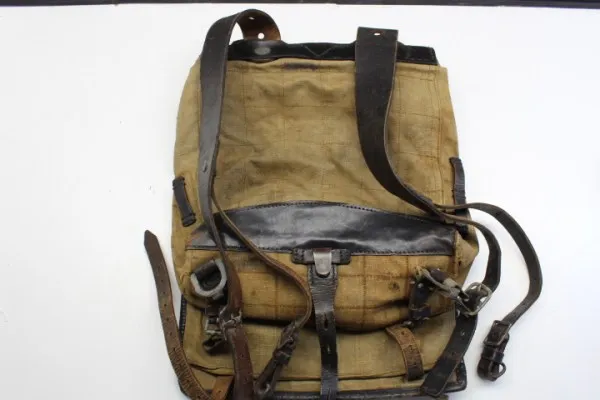 WW2 Wehrmacht knapsack so-called monkey with manufacturer