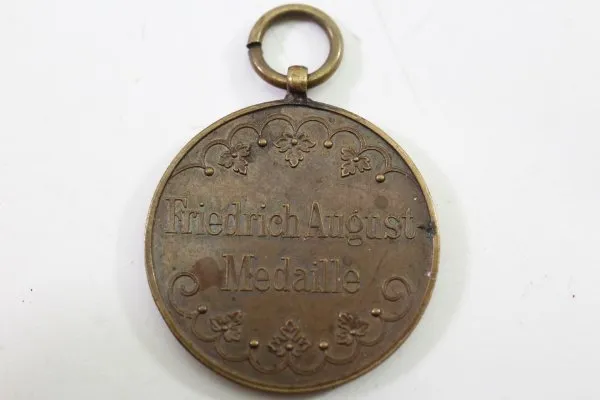 Saxony Friedrich August Medal in Bronze 1905