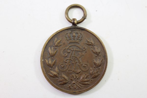 Saxony Friedrich August Medal in Bronze 1905