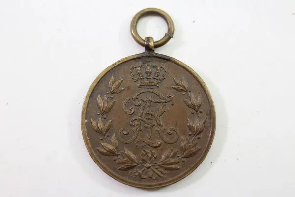Saxony Friedrich August Medal in Bronze 1905