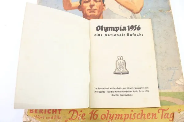 Konvolut Zeitungen Berliner Illustrierte und Filmwelt, Olympia