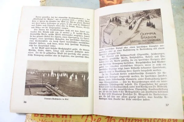 Konvolut Zeitungen Berliner Illustrierte und Filmwelt, Olympia