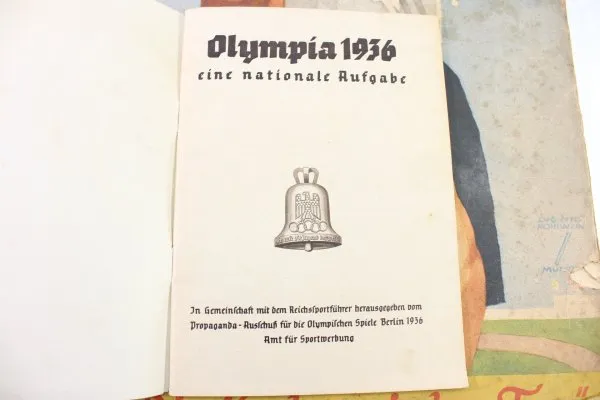 Konvolut Zeitungen Berliner Illustrierte und Filmwelt, Olympia
